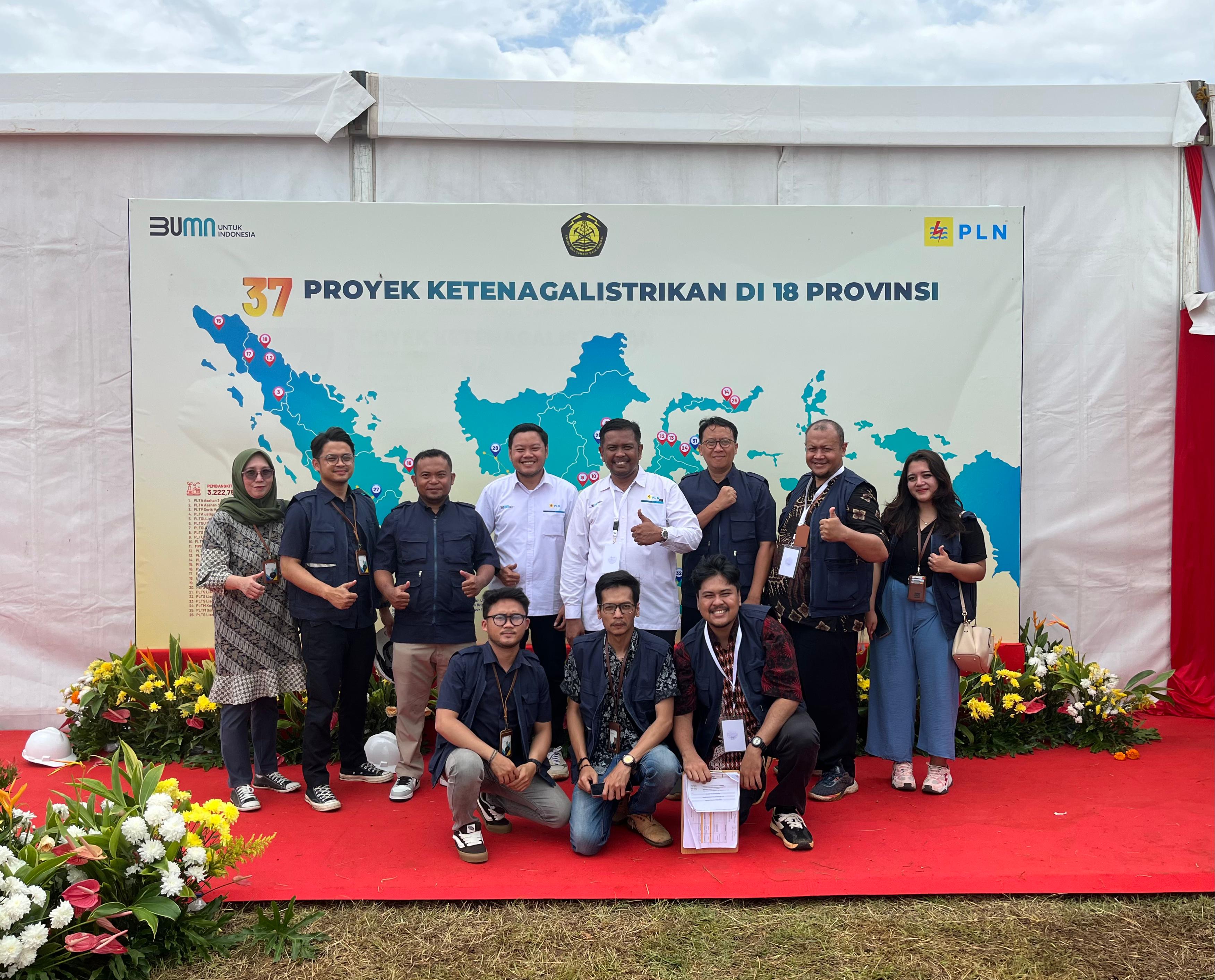 Peresmian PLTA Jatigede Sumedang, Jawa Barat, Senin 20 Januari 2025