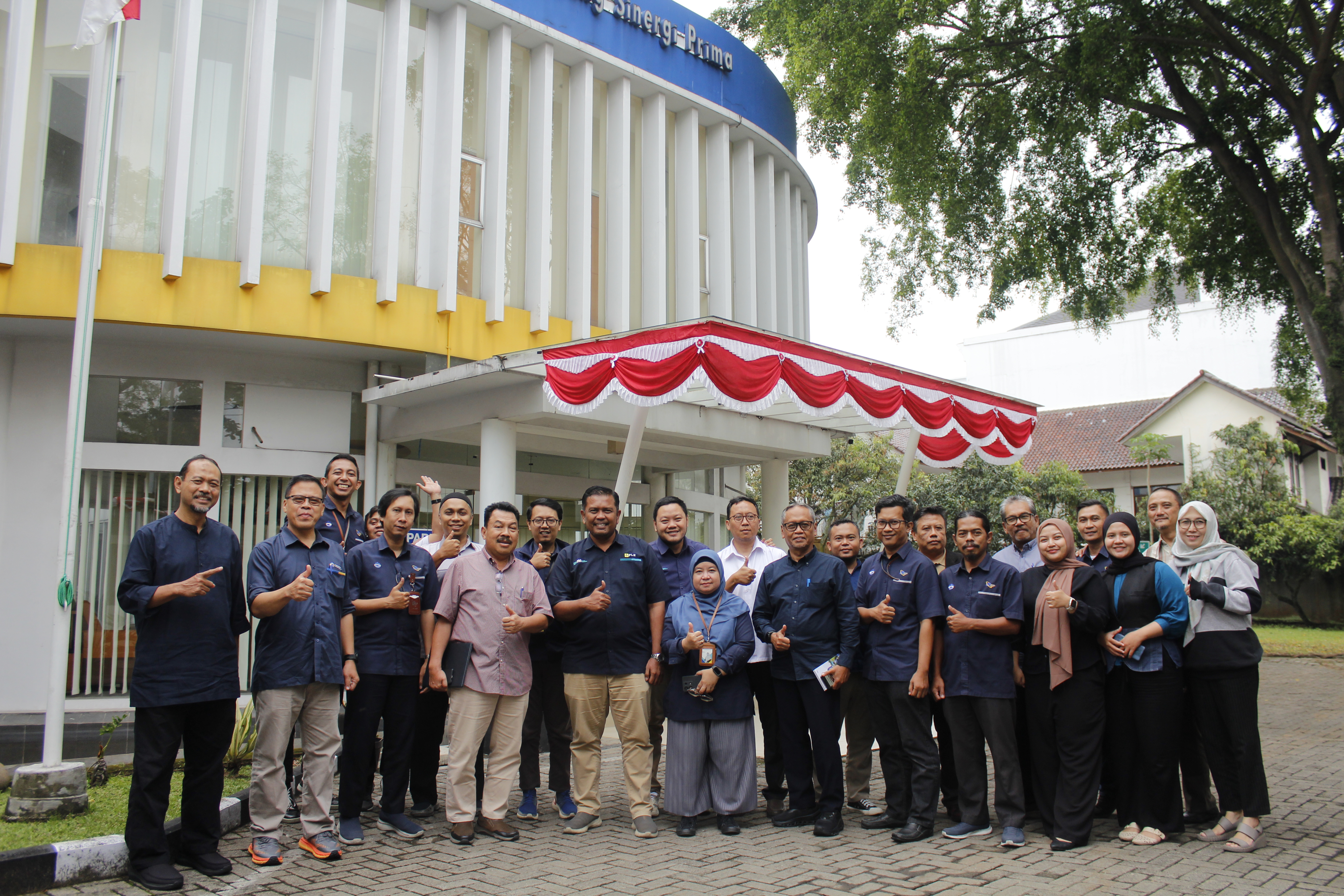 Kunjungan Direksi Dana Pensiun PT PLN (Persero) dalam rangka koordinasi dengan anak usaha, Selasa 12 Agustus 2025