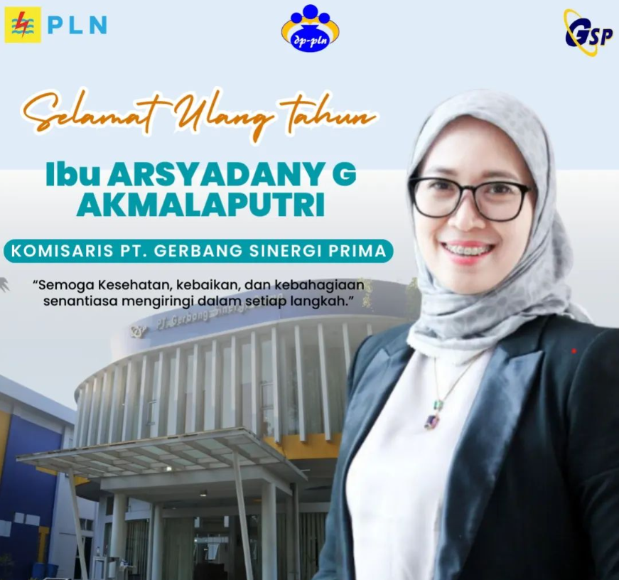 Selamat Ulang Tahun Komisaris PT. Gerbang Sinergi Prima 